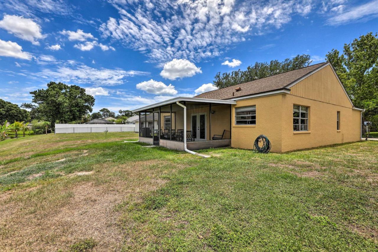 Lanai And Pond At Tranquil Bradenton Retreat! Villa Exterior photo